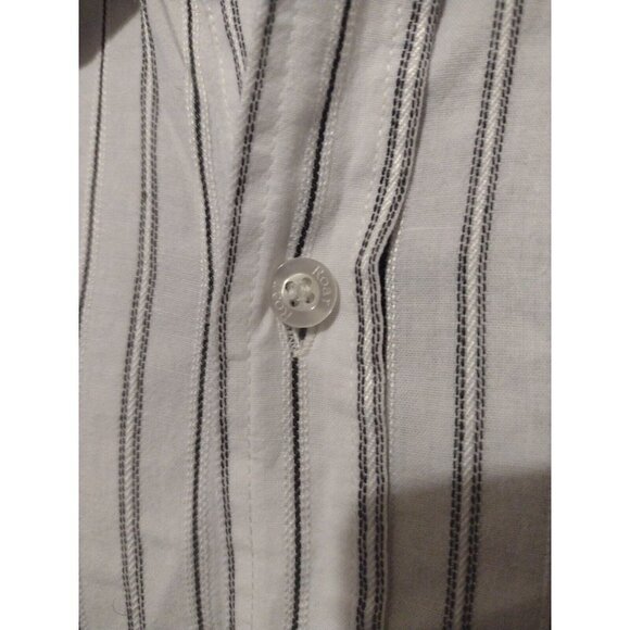 ROAR Buckle Enough Excuses Embroidered White Long Sleeve Button Shirt Men's XL - Picture 11 of 12